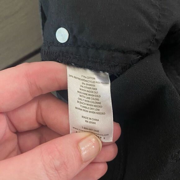 DIP reproach mid rise Bermuda shorts plus size 24W black - Picture 7 of 7